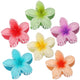 CHANDAT Hawaiian Flower Large Claw Clips 6 Pcs Set